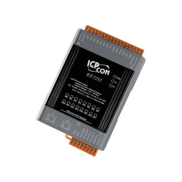 Icp Das 8 Channel Digital Inputs and 8 Channel Digital Outputs ET-7255 - main